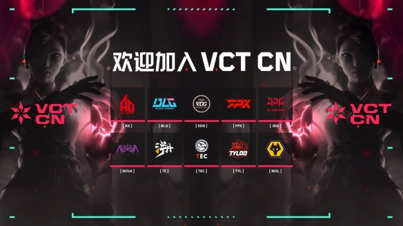 无畏契约冠军巡回赛CN联赛（VCT CN）十支长期合作伙伴队